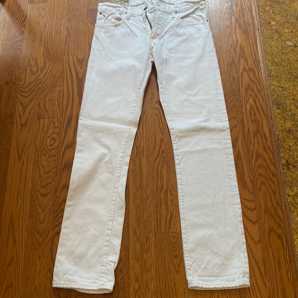 Men’s white Polo Ralph Lauren Jeans